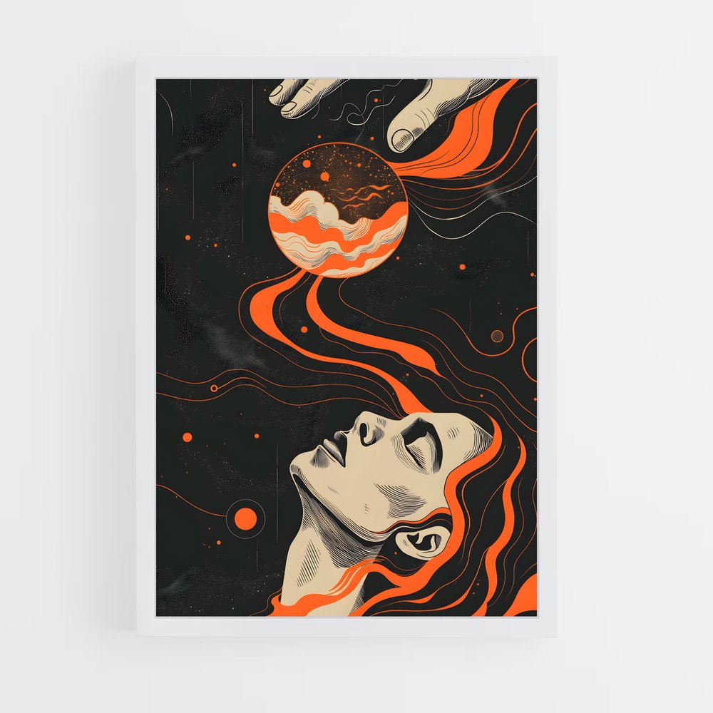 Poster Étoile de L'Inconnu – affiche Art spatial (vue 3)